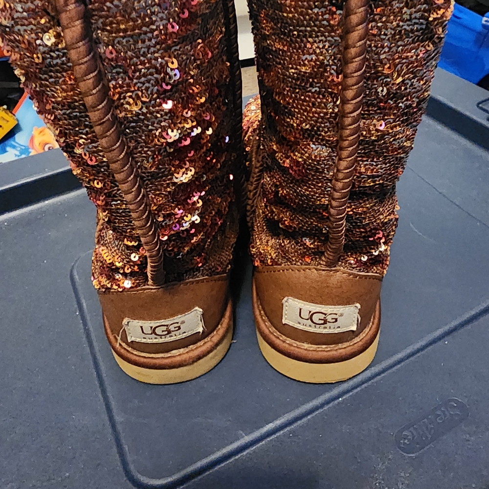 UGG Sequin Brown Boots